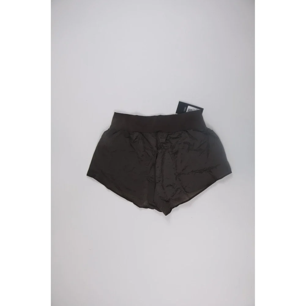Fabletics Running Shorts Training Mid Rise Brown Solid L NWT